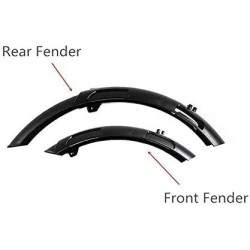 Front and rear fender kit with kickstand included for Xiaomi QiCycle EF1 Monorim - 2 
Complete fender kit with kickstand for Qic