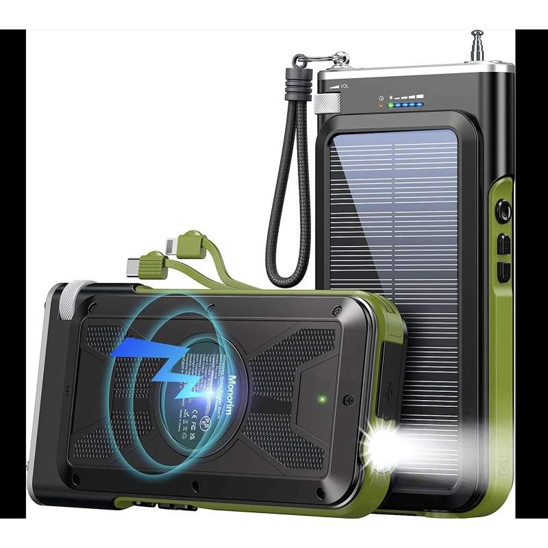 Ápeiri bataría me asýrmato fortistí Monorim PN W26 RADIO FM Monorim - 2 
Apoktíste tóra to power bank 36800mah pou fortízei me t