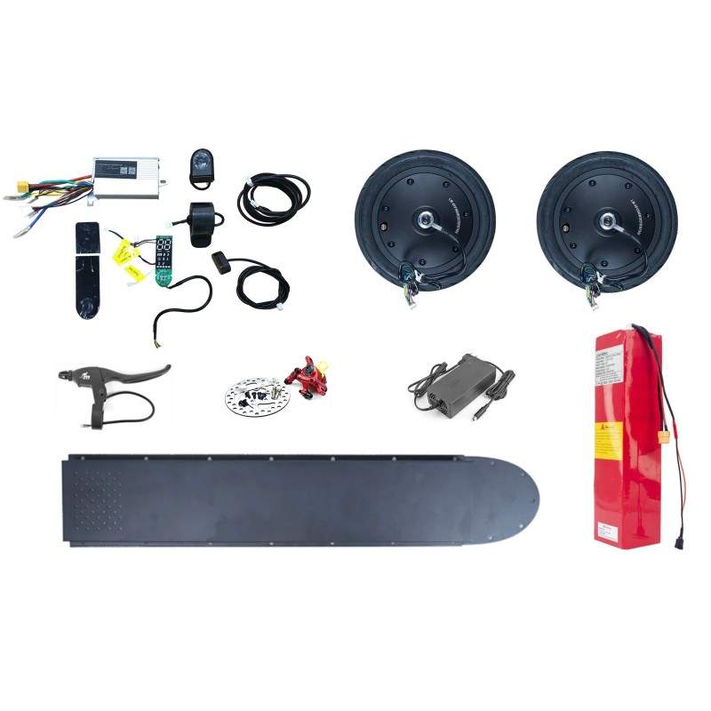 Monorim Pack U5 Pro Air (inclui dois motores Air de 500w) Monorim - 1 Inclui dois motores pneumáticos de 500 W com pneus sem câm