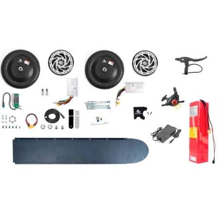 Monorim Dual52 Pro Ultra (zawiera dwa silniki o mocy 500 W) Monorim - 1 
Zawiera baterię 14400mah z 60ah BMS
Ładowarka 48v 3A
Za