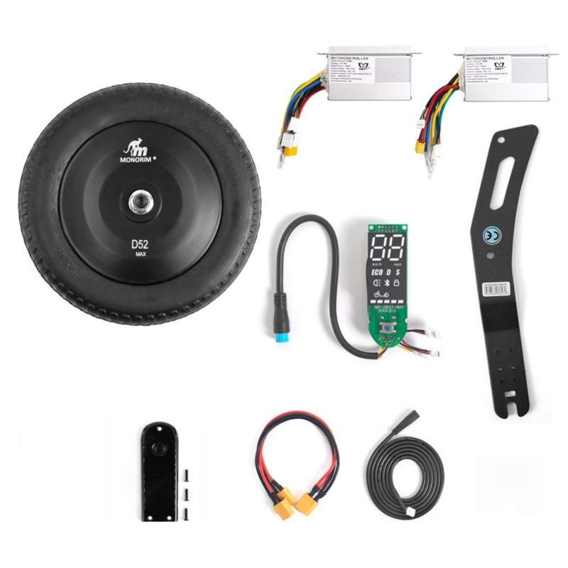 Monorim Dual52 Max (obsahuje 500W motor) Monorim - 1 
Obsahuje nominální 500w motor, přidáním tohoto výkonu k vašemu motoru Mono