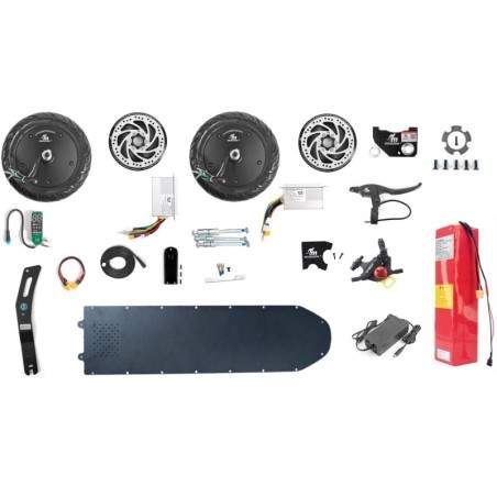 Monorim Dual52 Max Ultra (inkluderar två 500w motorer) Monorim - 1 
Inkluderar ett 20000mah batteri med 60ah BMS
48v 3A batteril