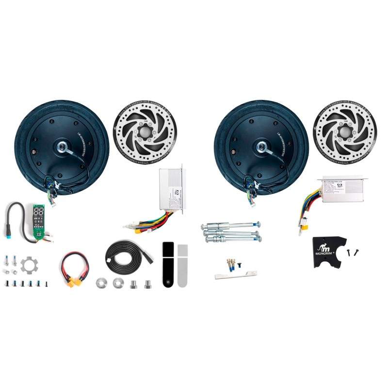 Monorim Dual52 Pro Ultra Air (zawiera dwa silniki pneumatyczne o mocy 500 W) Monorim - 3 
Zawiera baterię 14400mah z 60ah BMS
Ła