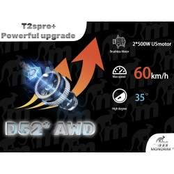 Monorim T2SPRO + 48v scuter electric de înaltă performanță - motor de 500w - baterie de 14,4ah Monorim - 4 Monorim T2SPRO + Scoo