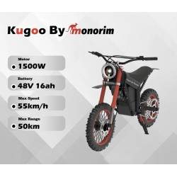 Moto eléctrica Monorim Argon con motor de 1500w y batería de 16Ah Monorim - 1 Moto eléctrica Monorim Argon con motor de 1500w y 