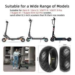 Pevná pneumatika pro elektrický skútr Zero 8, Zero 9, Vsett 8, Vsett 9, Kugoo X1, Kirin G2 Pro 8.5x3 Kukirin - 2 Pevná pneumatik