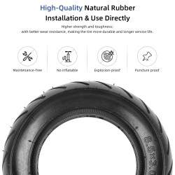 Solid Tire for Zero 8, Zero 9, Vsett 8, Vsett 9, Kugoo X1, Kirin G2 Pro 8.5x3 Electric Scooter Kukirin - 5 Solid Tire for Zero 8