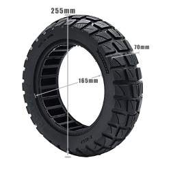 Massieve band, massief rubber 10x2,75-6,5 -- 70-65-6,5 -- 10x2,70-6,5  - 4 Massieve band, massief rubber 10x2,75-6,5 -- 70-65-6,
