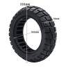 Solid tire, solid rubber 10x2.75-6.5 -- 70-65-6.5 -- 10x2.70-6.5  - 4 Solid tire, solid rubber 10x2.75-6.5 -- 70-65-6.5 -- 10x2.