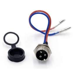 Opladningsport til GX16 stik til scooter, cykel eller elbil  - 1 Opladningsport til GX16 stik til scooter, cykel eller elbil
Opl