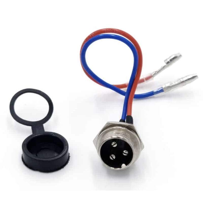 Ladeanschluss an GX16-Stecker für Roller, Fahrrad oder Elektrofahrzeug  - 1 Ladeanschluss an GX16-Stecker für Roller, Fahrrad od