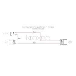 Szeregowy kabel połączeniowy do zewnętrznego akumulatora kompatybilnego ze hulajnogą, rowerem elektrycznym lub podobnym  - 2 Sze