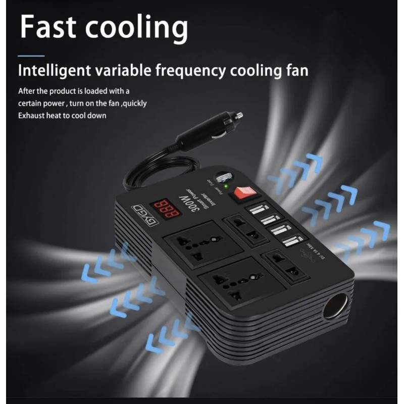 Inverter s 12v na 220v za punjenje skutera ili električnog bicikla u kućici na točkovima/kamperu  - 1 Inverter s 12v na 220v za 