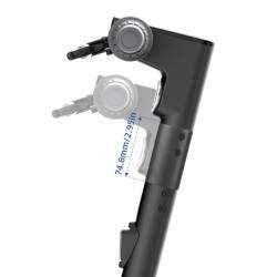 Prodlužovač pro zvýšení výšky řídítek na Ninebot Max G30, G2, G65 nebo podobných. Segway - Ninebot - 1 Prodlužovač pro zvýšení v