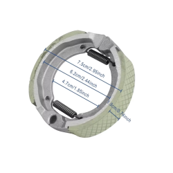 Trommelremschoenen vooraan voor Ninebot Max G30, Segway Max G2 of Segway Max G65  - 1 Trommelremschoenen vooraan voor Ninebot Ma