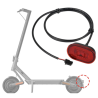 Galinis žibintas skirtas Xiaomi Scooter 4 Ultra ar panašiam sparnui  - 1 Galinis žibintas skirtas Xiaomi Scooter 4 Ultra ar pana