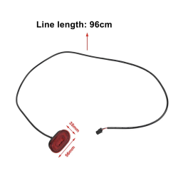 Baglygte til skærmen på Xiaomi Scooter 4 Ultra eller lignende  - 3 Baglygte til skærmen på Xiaomi Scooter 4 Ultra eller lignende