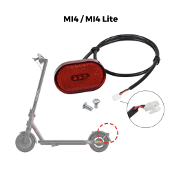 Zadné svetlo do blatníka Xiaomi Scooter Mi 4, Mi 4 Lite alebo podobne  - 1 Zadné svetlo do blatníka Xiaomi Scooter Mi 4, Mi 4 Li