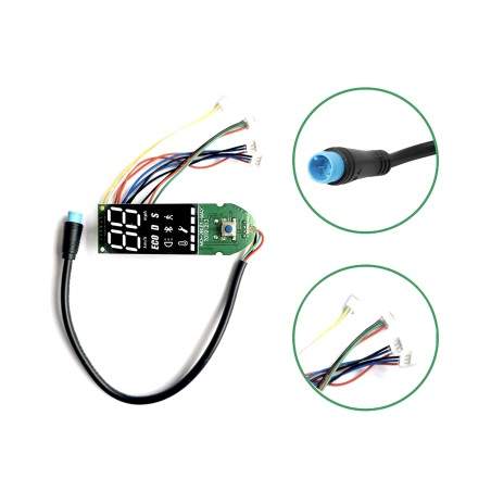 Ovládací panel - obrazovka pro Ninebot Max G30 se dvěma nezávislými kabely pro brzdovou páku Segway - Ninebot - 3 Ovládací panel