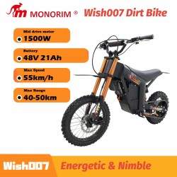 Monorim e-Moto Electric Wish007, 55 km/h, motor 1500 W, baterie 21Ah, suspensie hidraulică reglabilă Monorim - 6 Monorim e-Moto 