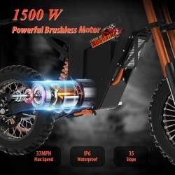 Monorim Wish007 electric e-Moto, 55 km/h, 1500 W motor, 21 Ah battery, adjustable hydraulic suspension Monorim - 8 Monorim Wish0