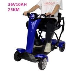 Four-wheel foldable electric scooter with chair for elderly Segway - Ninebot - 4  