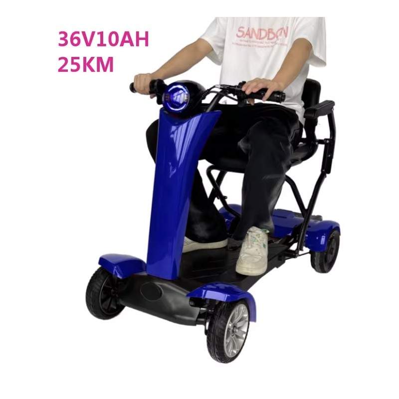 Nelipyöräinen taitettava sähköskootteri tuolilla vanhuksille Segway - Ninebot - 4  