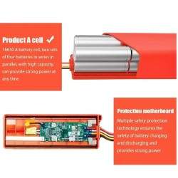 Xiaomi Robot Vacuum Cleaner Bateria zamienna 14,4 V do Xiaomi Roborock S55 S60 S65 S50 S51 S5 MAX S6 Xiaomi - 3  