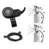 Kit de două controlere cu ecran și declanșator pentru instalarea unui motor dublu 60v 35A (JP) KROXNE - 3  