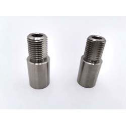 Ampi connettori per installare il motore con freno a disco Monorim - 4 Bulloni cavi con filettatura (femmina-maschio) per prolun