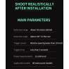 Vattentätt system för detektering av döda vinklar (130º vinkel) för skoter, cykel eller motorcykel KROXNE - 8  