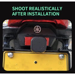 Vesitiivis kuolleen kulman tunnistusjärjestelmä (130º kulma) skootterille, polkupyörälle tai moottoripyörälle KROXNE - 9  