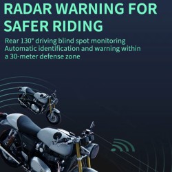 Vodoustoĭchiva sistema za otkrivane na mŭrtva zona (ŭgŭl 130º) za skuter, velosiped ili mototsiklet KROXNE - 13  
