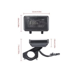 Ecrã ou painel de controlo para Zwheel, ZRino SE, ZRino Duo Max, iScooter iX3, iScooter, iX4  ou scooter similar  - 9 Ecrã ou pa