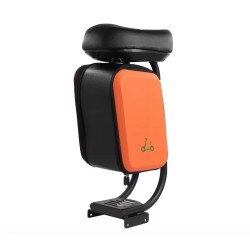 Zitting met geïntegreerde koffer voor Xiaomi M365, 1S, Pro, Pro2, Mi3 of soortgelijke scooters - maximale basisbreedte 15,5 cm K