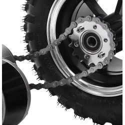 DIY-Umrüstsatz (2 Motoren, Regler und Gashebel) - Luftreifen - Go Kart, Rollstuhl KROXNE - 4  