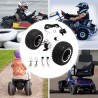Kit de conversion DIY (2 moteurs, contrôleur et accélérateur) - Pneus pneumatiques - Kart, fauteuil roulant KROXNE - 6  