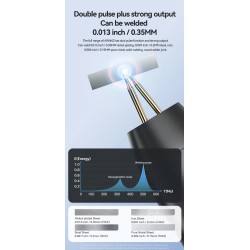 Ročni točkovni varilec H1 z 11 in H2 z 90 nastavljivimi načini za litijeve baterije KROXNE - 10  