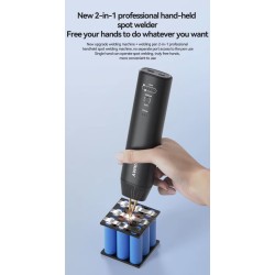 Aparat de sudare prin puncte portabil H1 cu 11 și H2 cu 90 de moduri reglabile pentru baterii cu litiu KROXNE - 11  